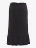 Prada black skirt with ruffle