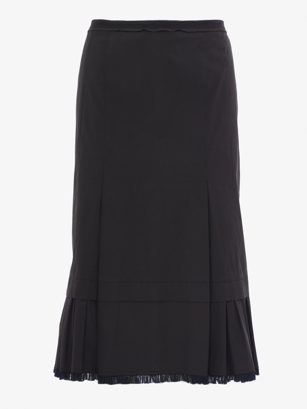 Prada black skirt with ruffle