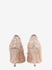 Prada heeled shoe with sequins and satin
