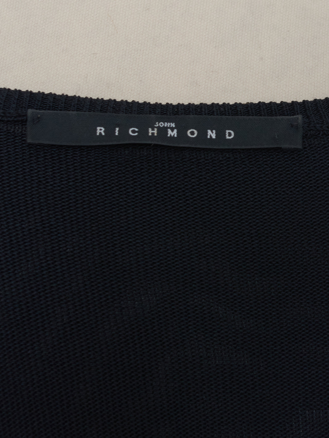 Richmond black knit T-shirt