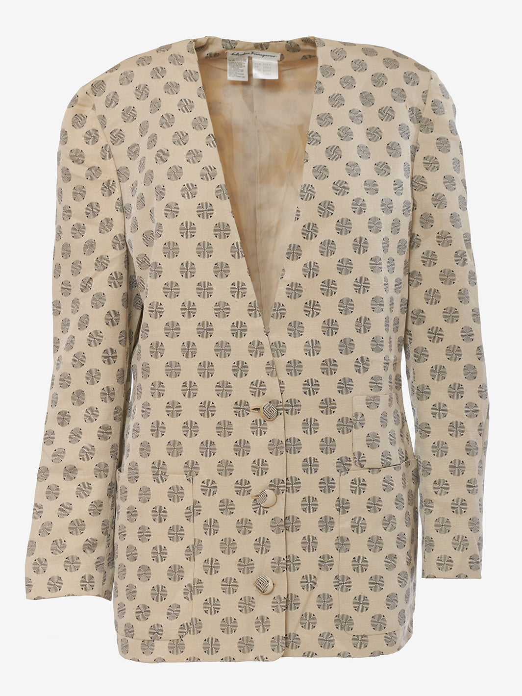 Salvatore Ferragamo Silk and wool jacket