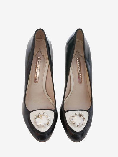 Sophia Webster Black pumps with appliqués