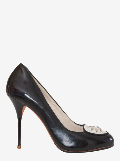 Sophia Webster Black pumps with appliqués