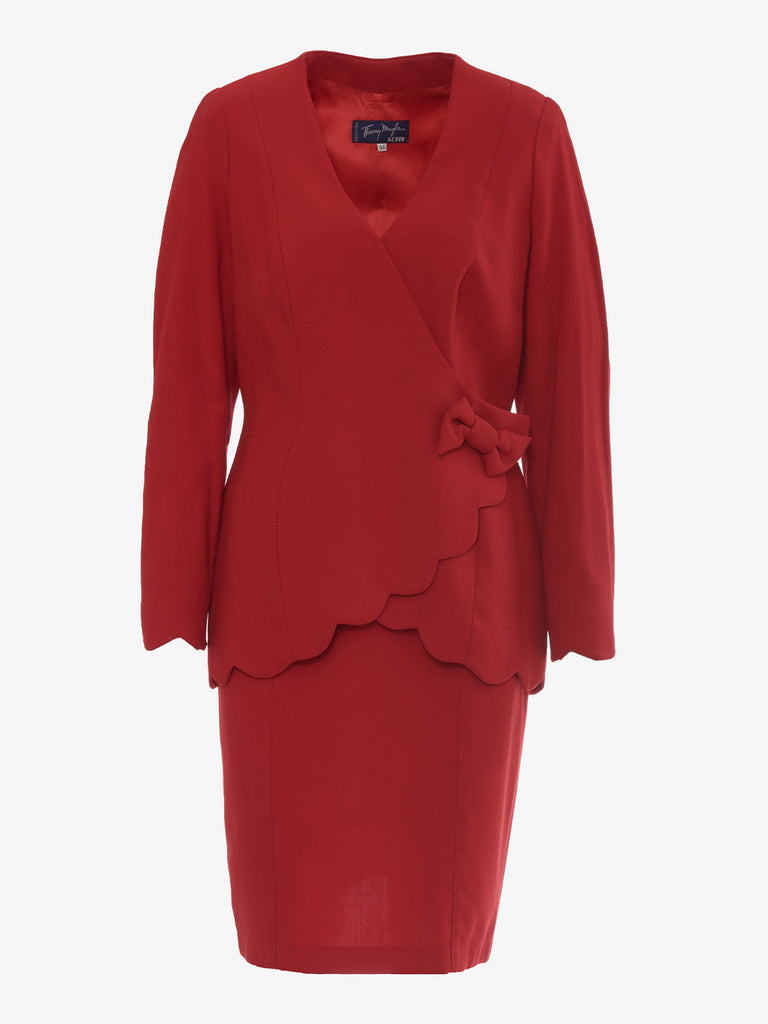 Thierry Mugler red Suit