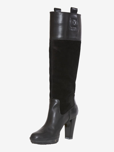 Tod's Black Leather Boot