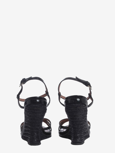 Alaïa Rope Wedge Sandals