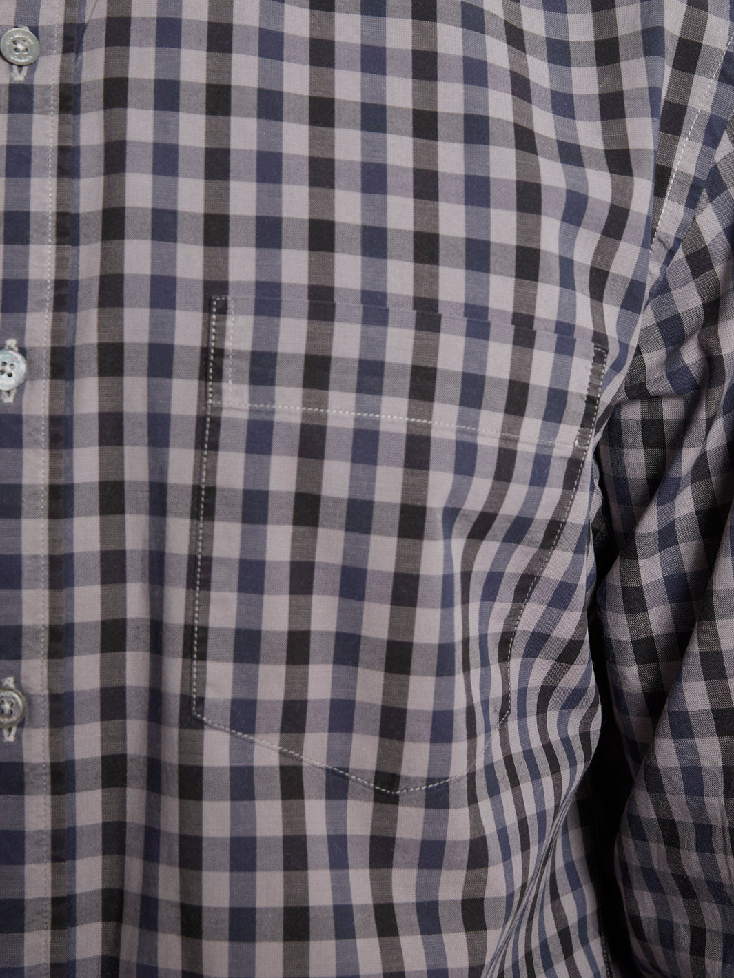 Camicia a quadri in cotone a maniche lunghe Aquascutum anni '90