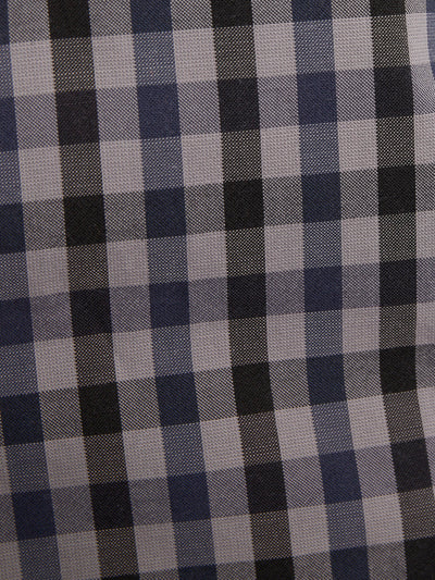 Aquascutum 1990s long-sleeved cotton plaid shirt