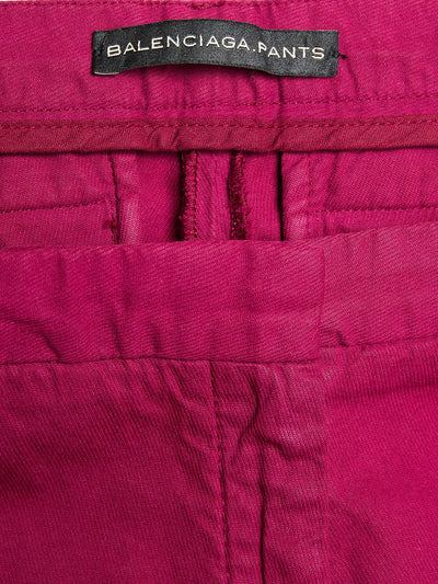 Y2K cyclamen-colored Balenciaga.Pants with slight flare