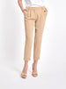 Y2K Blugirl beige pants in soft and fluid fabric with ankle lapels