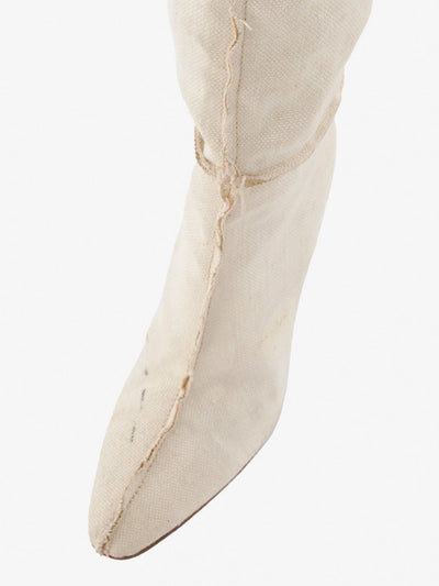 Bottega Veneta pointed boot with wooden heel