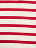 1990's  red and white Breton shirt customised by Cavalli e Nastri