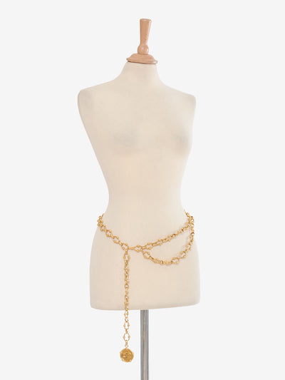 Chanel Gold Metal Chain Belt