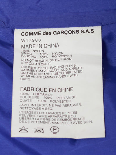 Comme des Garçons Blue technical fabric jacket