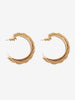 Correani Metal Crescent Earrings