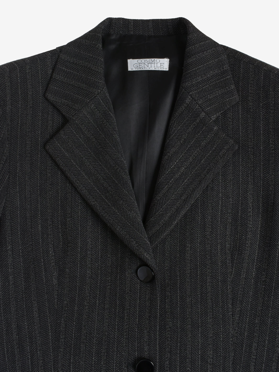 Cosimo Gentile Harringbone Gray Suit