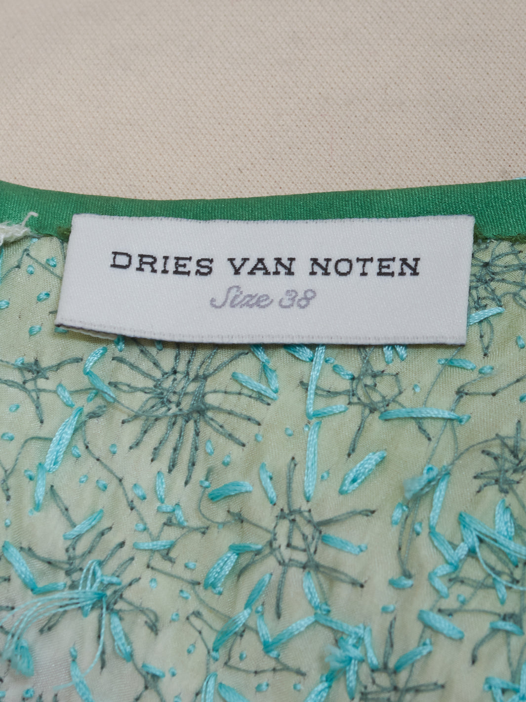 Dries Van Noten Floral Sequin Top - '60s
