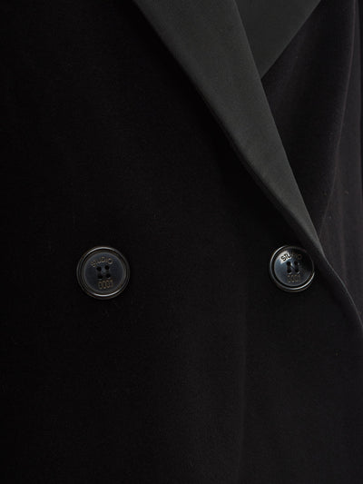 Gianfranco Ferré black wool coat, 1990s