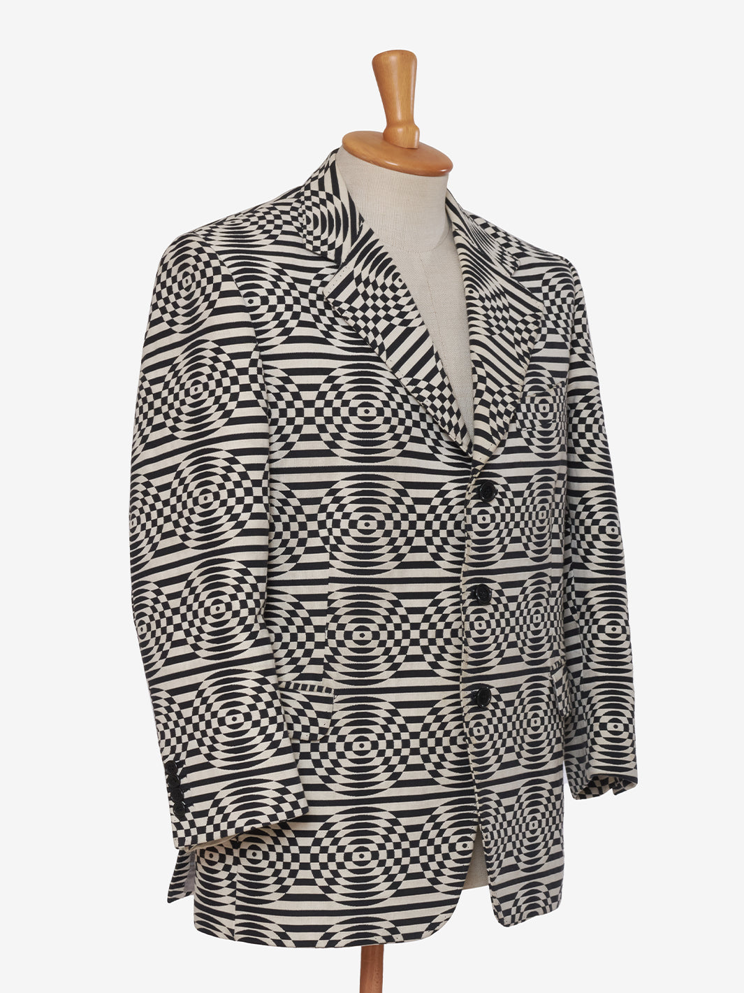 F.lli Bussolaro Geometric patterned single-breasted blazer