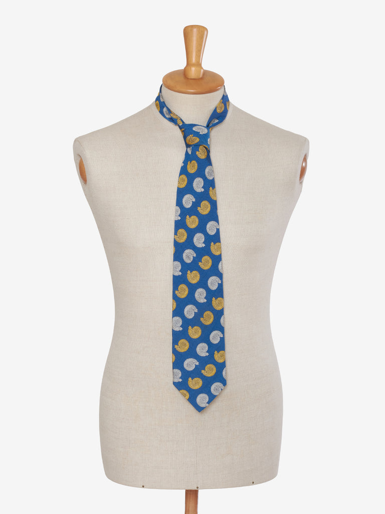 Fornasetti Silk Tie with Heart Print