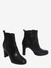 Geox Black Leaher Ankle Boots