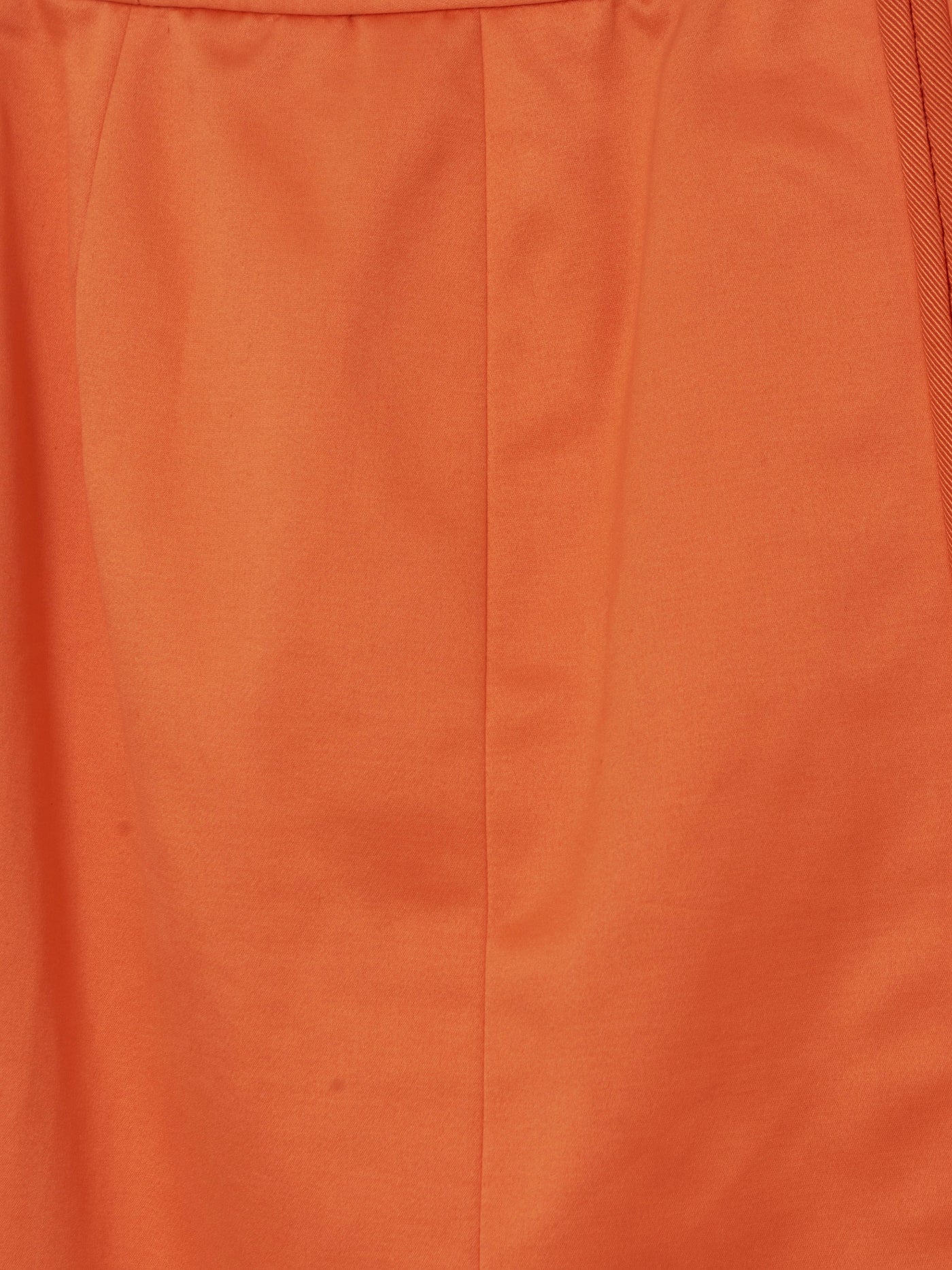 Orange silk jacket and skirt suit Giancarlo Parri