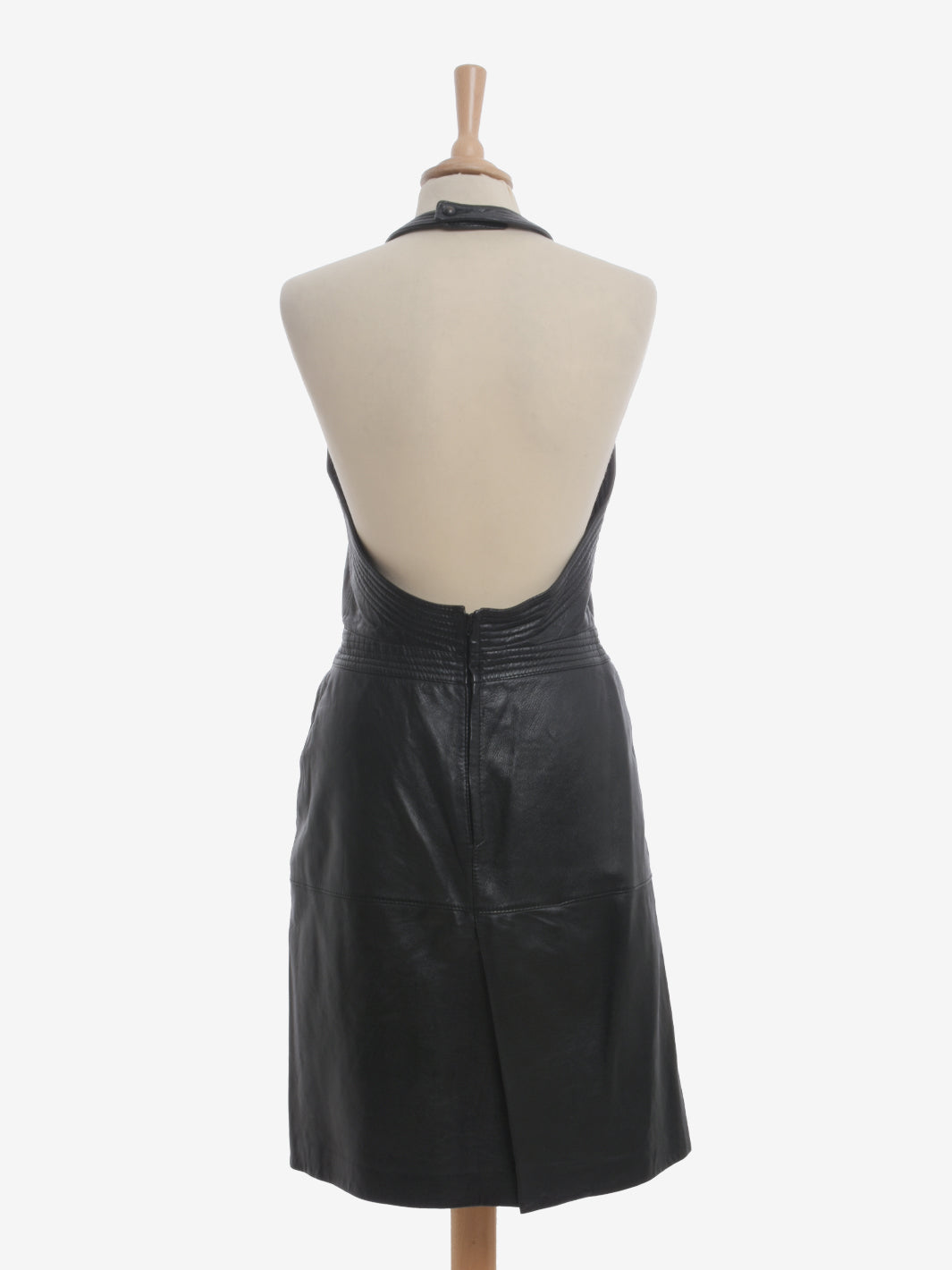 Gianfranco Ferré Leather Midi Dress - 80s
