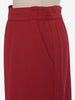 Gianni Versace Red Wool Skirt