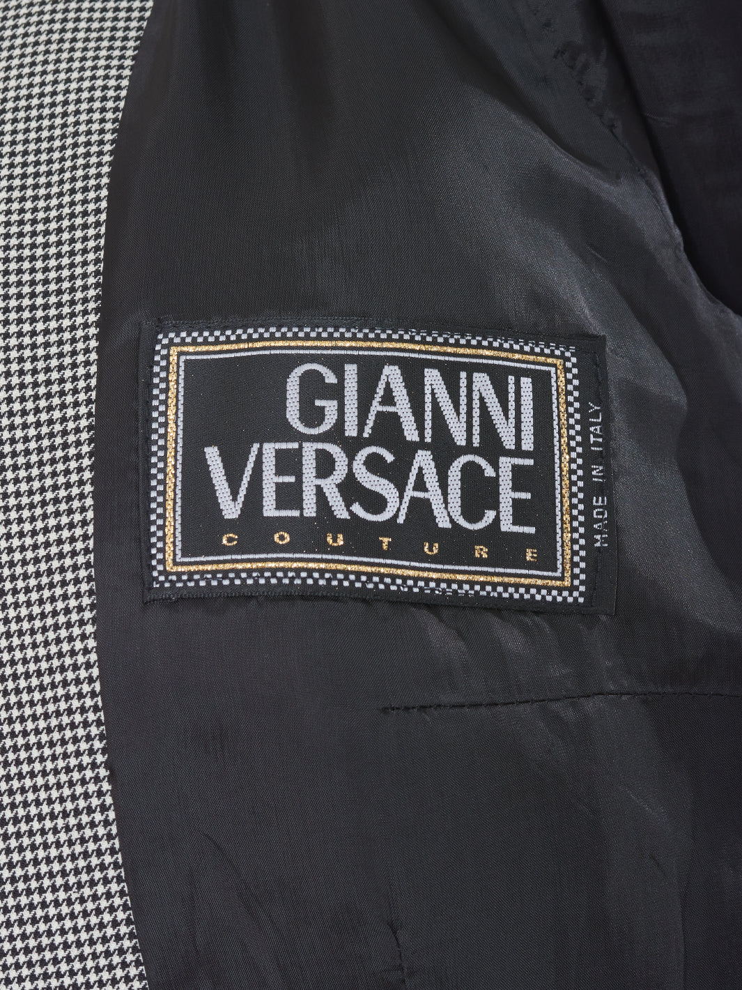 Gianni Versace Houndstooth Blazer