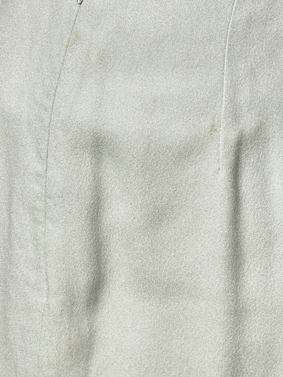 1990s Giorgio Armani sage-coloured silk pants