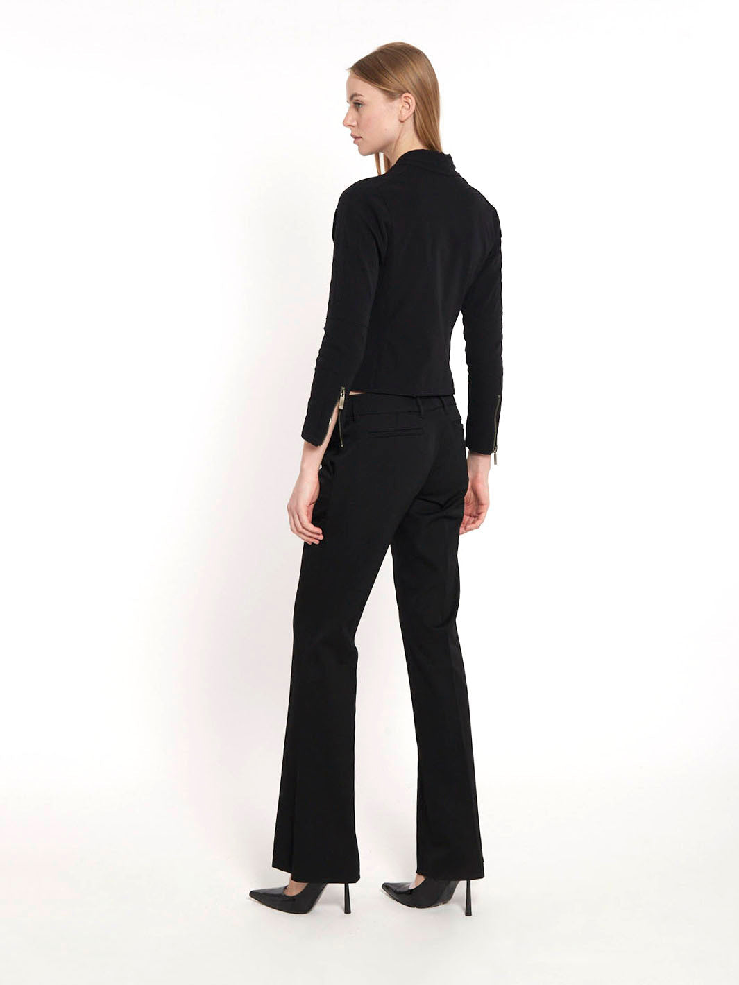 Y2K Gucci black nylon jacket with zipper – Cavalli e Nastri