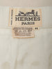 Hermès White Stitched Skirt