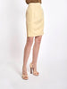 1990s silk cream-coloured skirt with side fastening by Genny