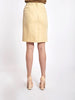 1990s silk cream-coloured skirt with side fastening by Genny