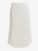 Jil Sander White Fil Coupè Skirt