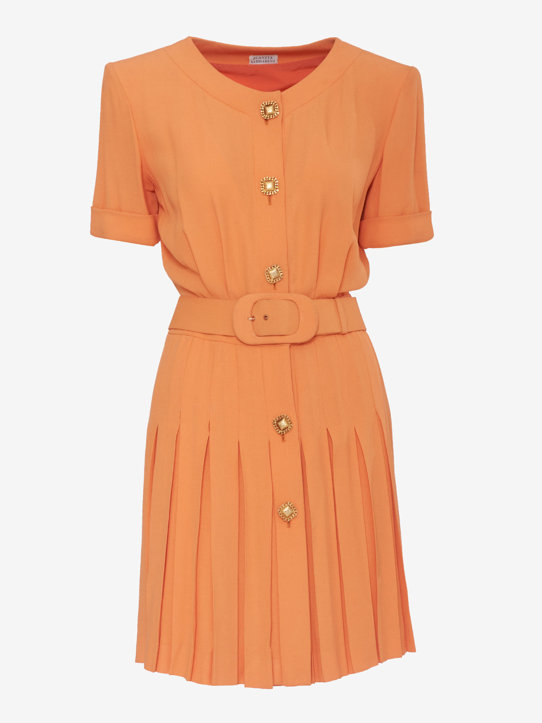 Juanita Sabbadini Orange viscose dress