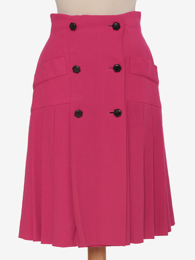 Juanita Sabbadini Fuchsia Wool Crepe Tailleur