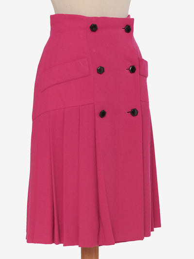 Juanita Sabbadini Fuchsia Wool Crepe Tailleur