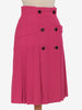 Juanita Sabbadini Fuchsia Wool Crepe Tailleur