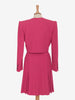 Juanita Sabbadini Fuchsia Wool Crepe Tailleur