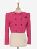 Juanita Sabbadini Fuchsia Wool Crepe Tailleur