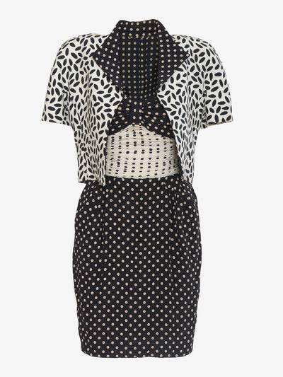 Juanita Sabbadini Polka Dot Suit