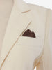 Juanita Sabbadini White Wool Suit