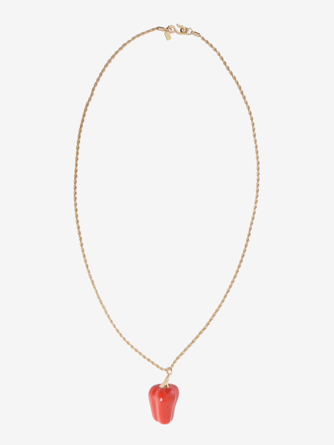 Kenneth Jay Lane Red Bell Pepper Necklace