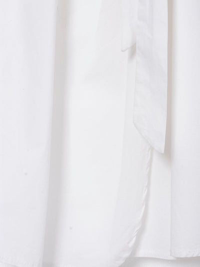 abito chamisier bianco smanicato