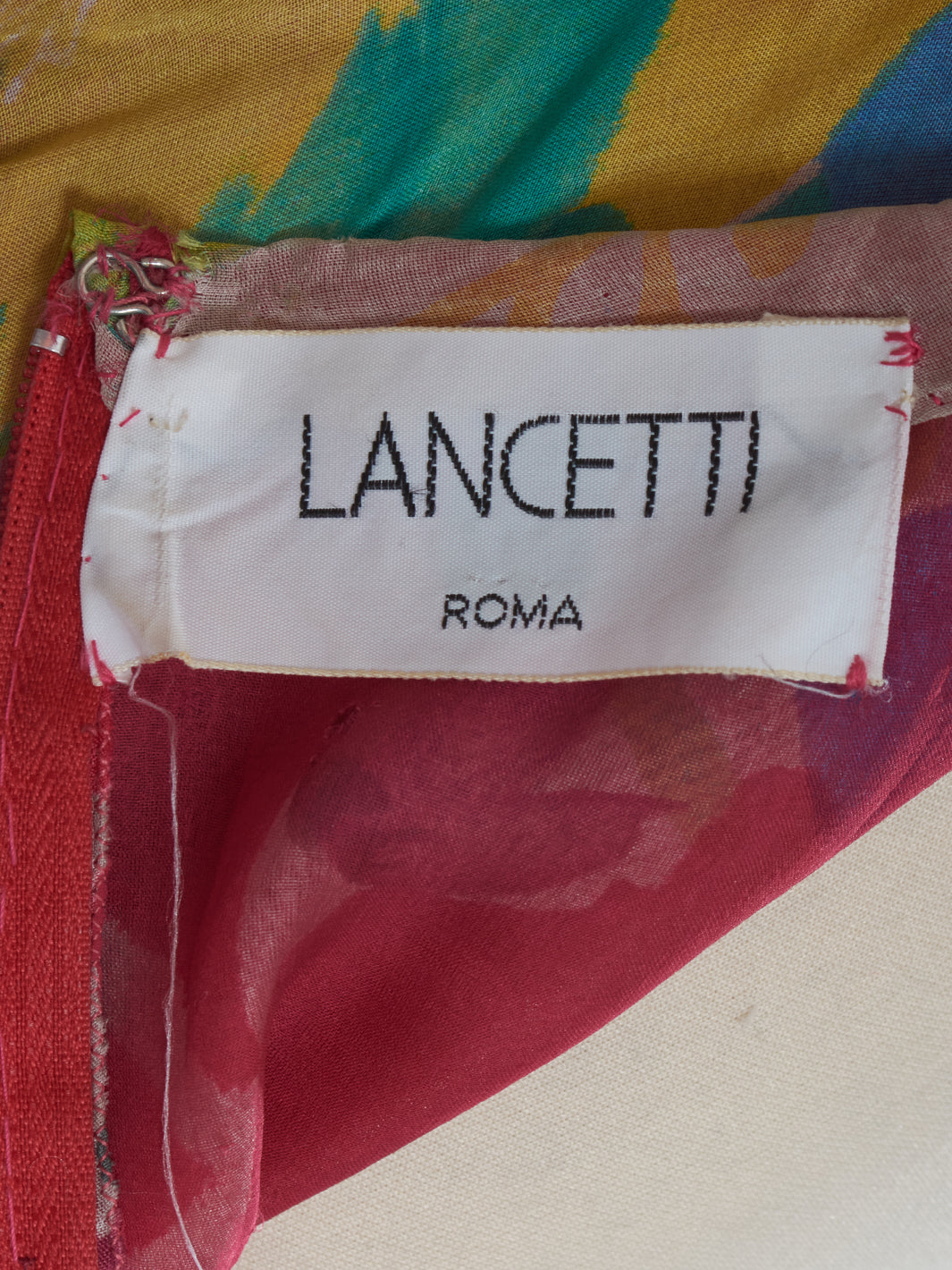 Lancetti Multicolor organza dress