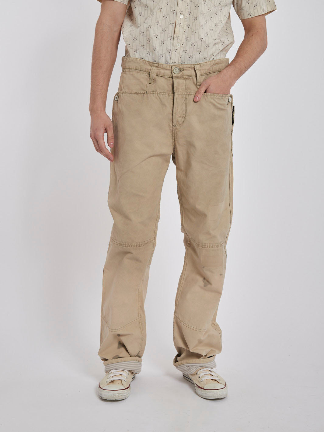 1990s Levi Strauss classic cargo pants in beige