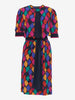 Louis Feraud Multicolored silk dress