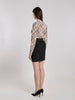 2010 Moschino Cheap and Chic black wool fitted miniskirt