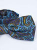 1970s silk bow tie with paisley print with paisley print
